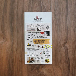 Suatelier Love You Sticker Sheet - Paper Mochi