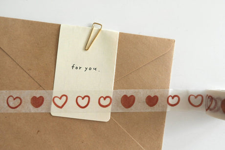 Suatelier Mini Hearts Washi Tape - Paper Mochi