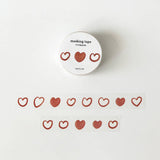 Suatelier Mini Hearts Washi Tape - Paper Mochi