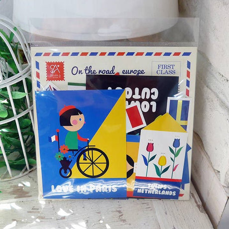 Suatelier On the Road Europe Sticker Pack - Paper Mochi