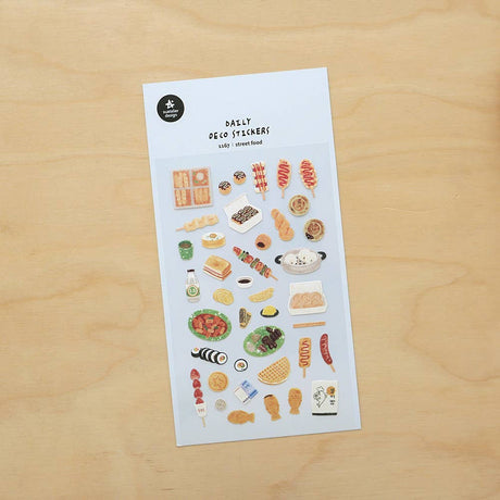 Suatelier Street Food Sticker Sheet - Paper Mochi
