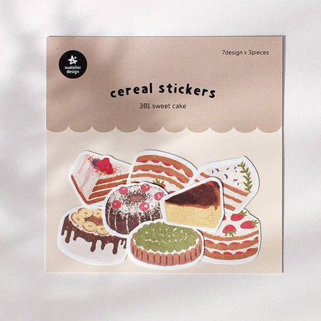 Suatelier Sweet Cake Flake Stickers - Paper Mochi