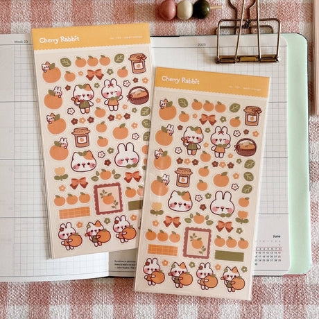 Sweet Orange Sticker Sheet - Paper Mochi