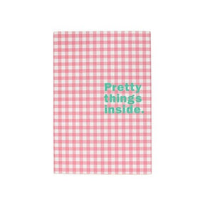 Tippi Tippi A5 Pink Check Notebook - Paper Mochi