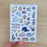 Under The Sea Sticker Sheet - Paper Mochi