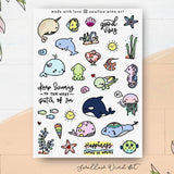 Under The Sea Sticker Sheet - Paper Mochi