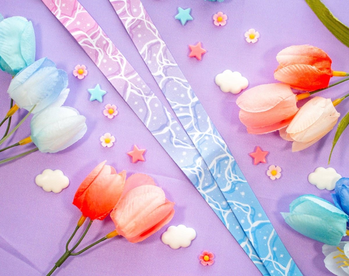 Vaporwave Water Lanyard - Paper Mochi