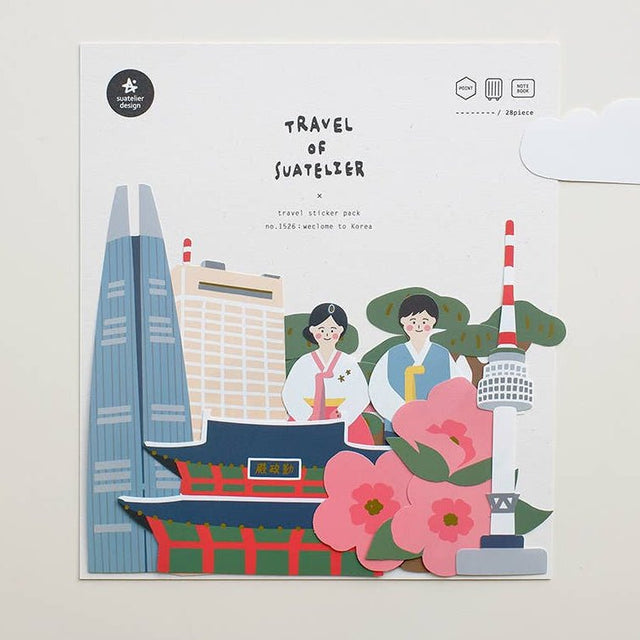 Welcome To Korea Sticker Pack - Paper Mochi
