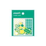 World Craft Flake Seal Stickers Apples - Paper Mochi