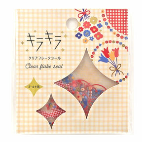 World Craft Flake Seal Stickers Floral - Paper Mochi