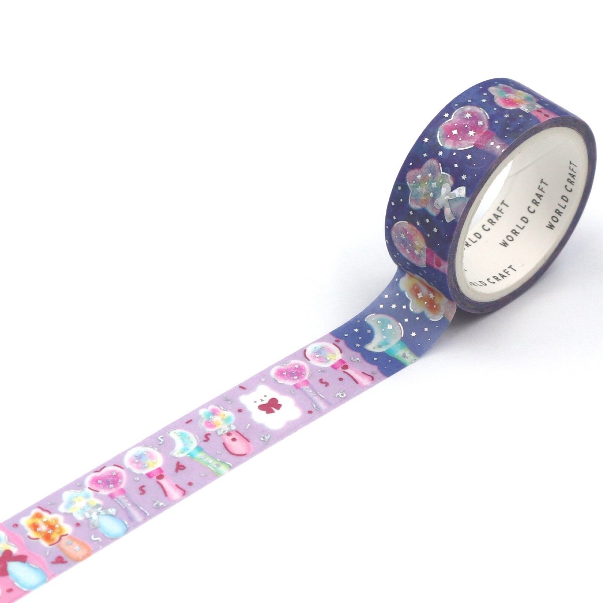 World Craft Kira Kira Luminous Time Foil Washi Tape - Paper Mochi