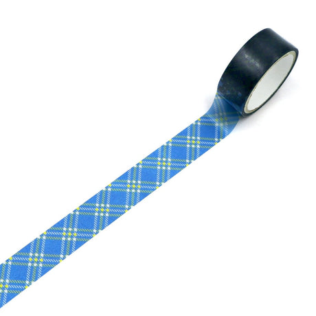 World Craft Poppie Clear Blue Retro Washi Tape - Paper Mochi
