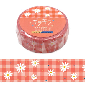 World Craft Washi Tape 15mm Daisy - Paper Mochi