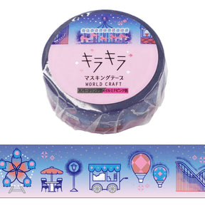 World Craft Washi Tape 15mm Theme Park - Paper Mochi