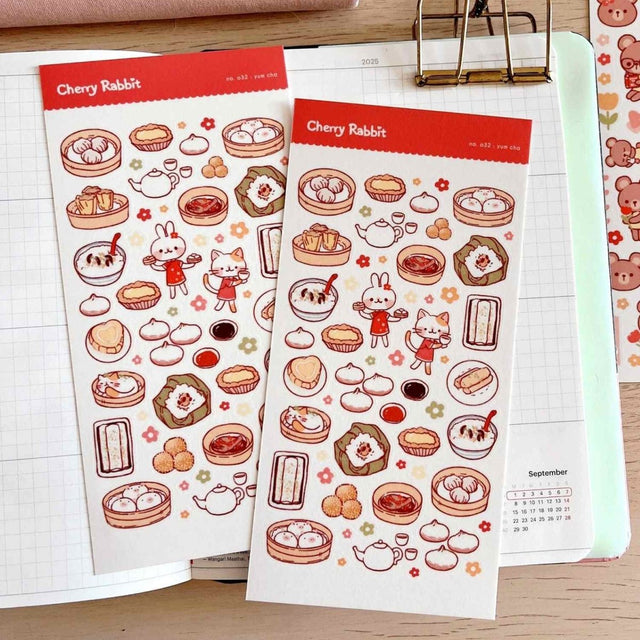 Yum Cha Sticker Sheet - Paper Mochi
